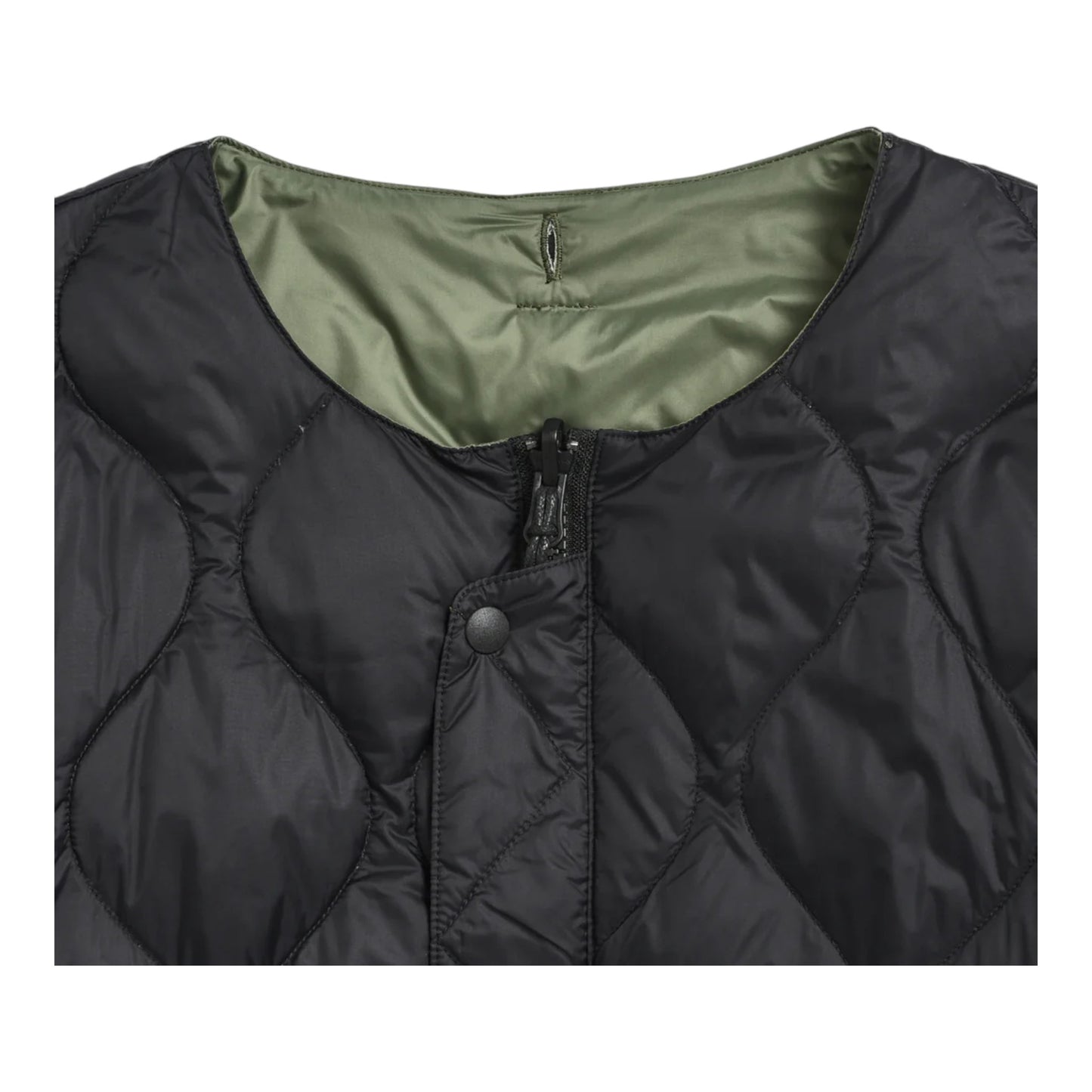 Giacca Taion Reversible Ma-1 Inner Down Jacket - Crazy Olive Francis Concept