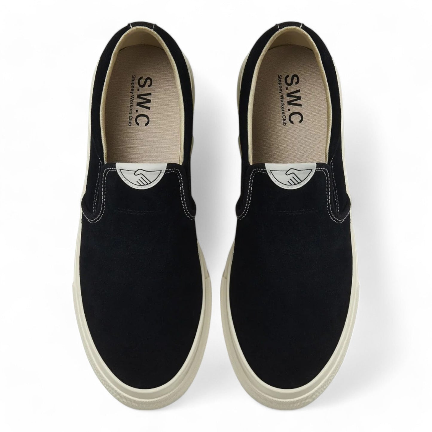 Sneakers Stepney Workers Club Lister Suede - Black Francis Concept