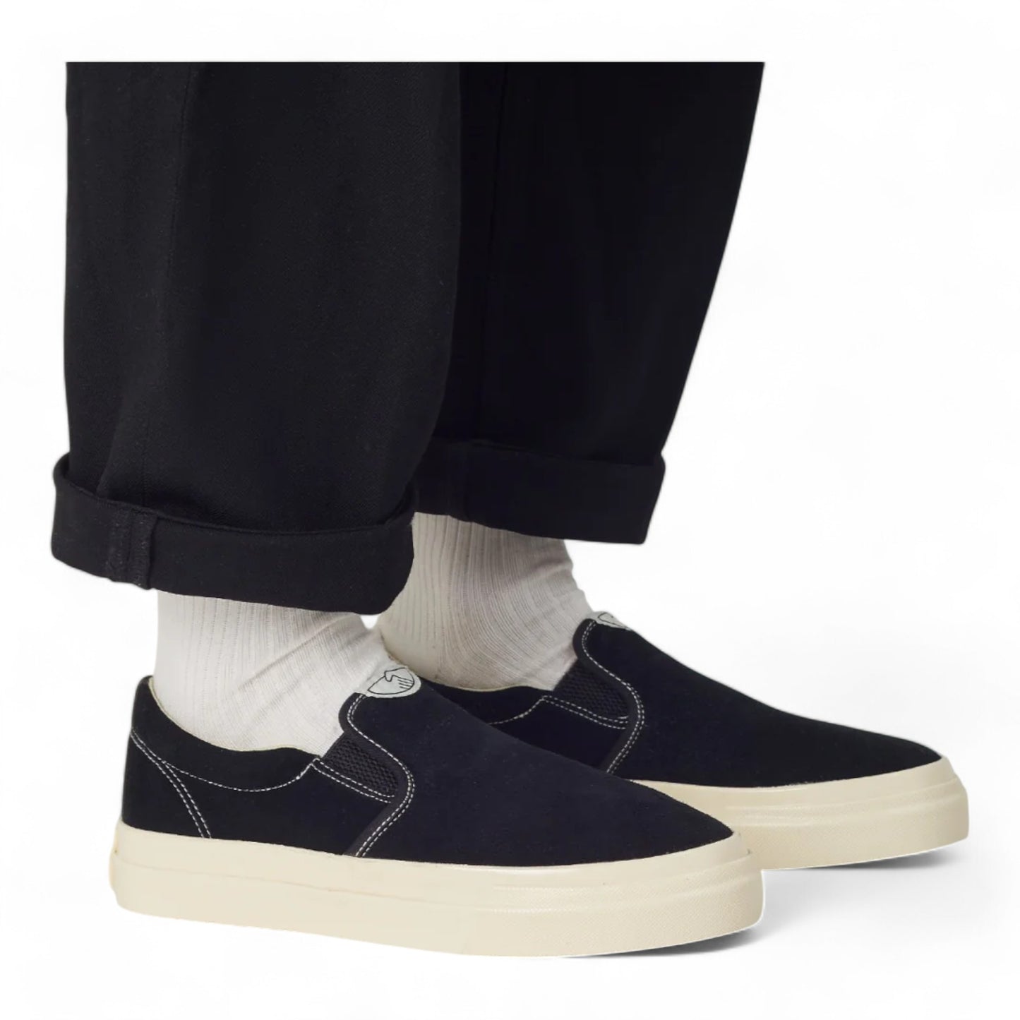 Sneakers Stepney Workers Club Lister Suede - Black Francis Concept