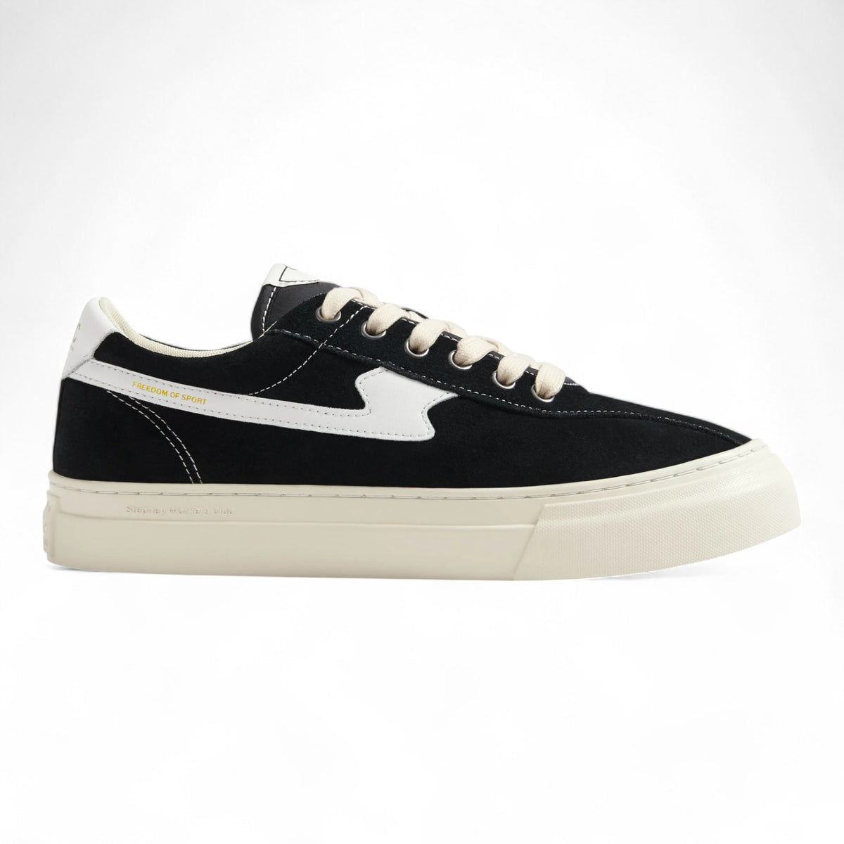 Sneakers Stepney Workers Club Dellow S Stripe Cup Suede - Black White