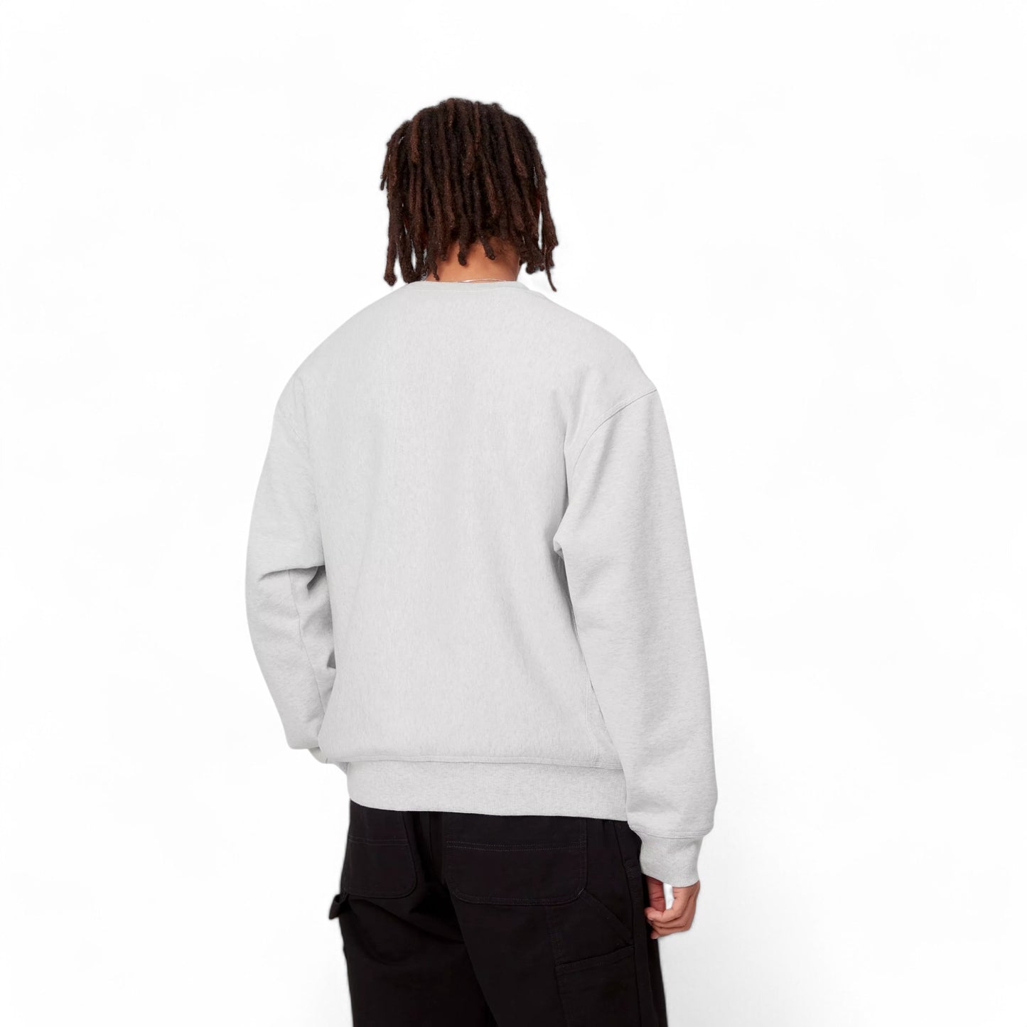 Carhartt Wip American Script Sweat-Ash Heather