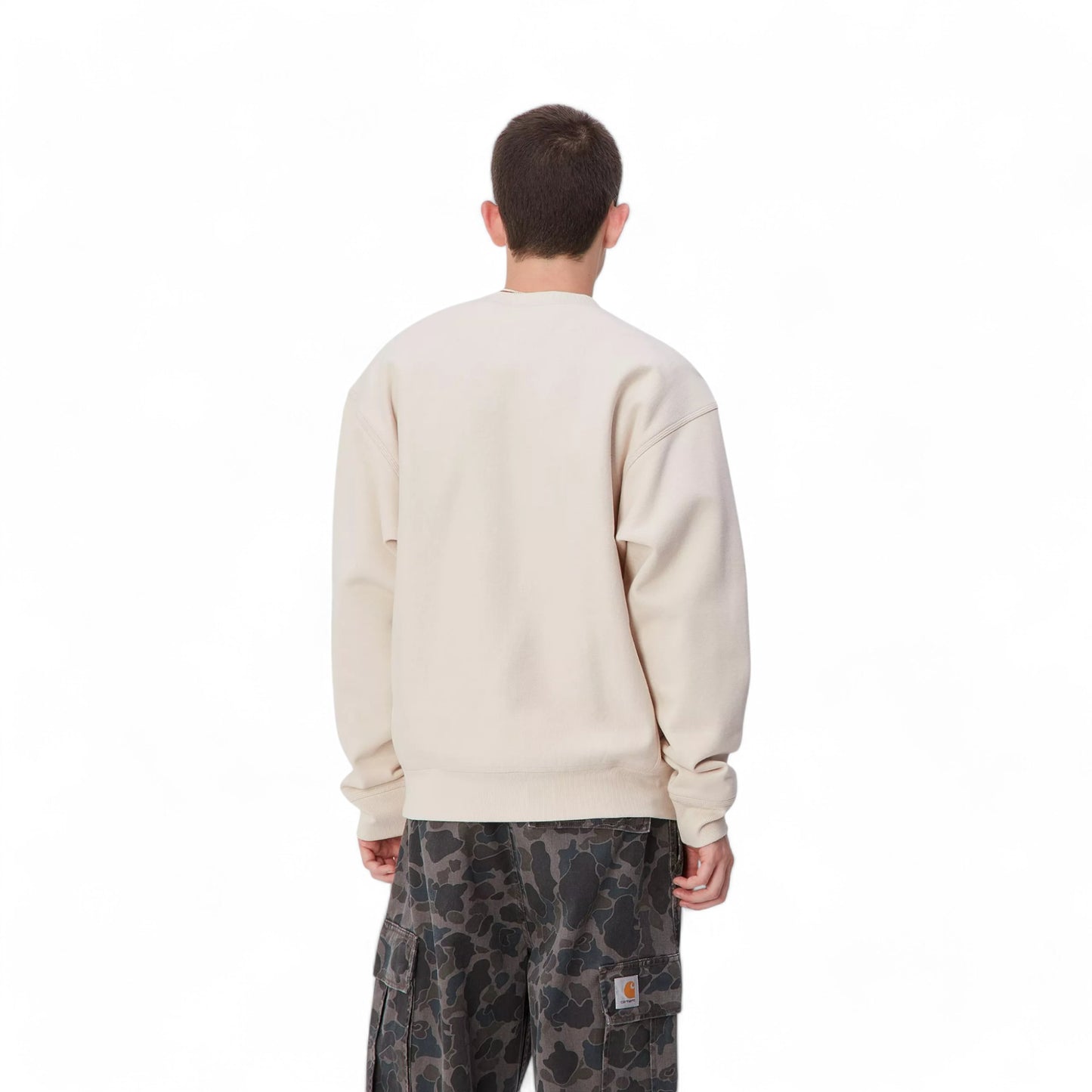 Carhartt Wip American Script Sweat-Moonbeam Francis Concept