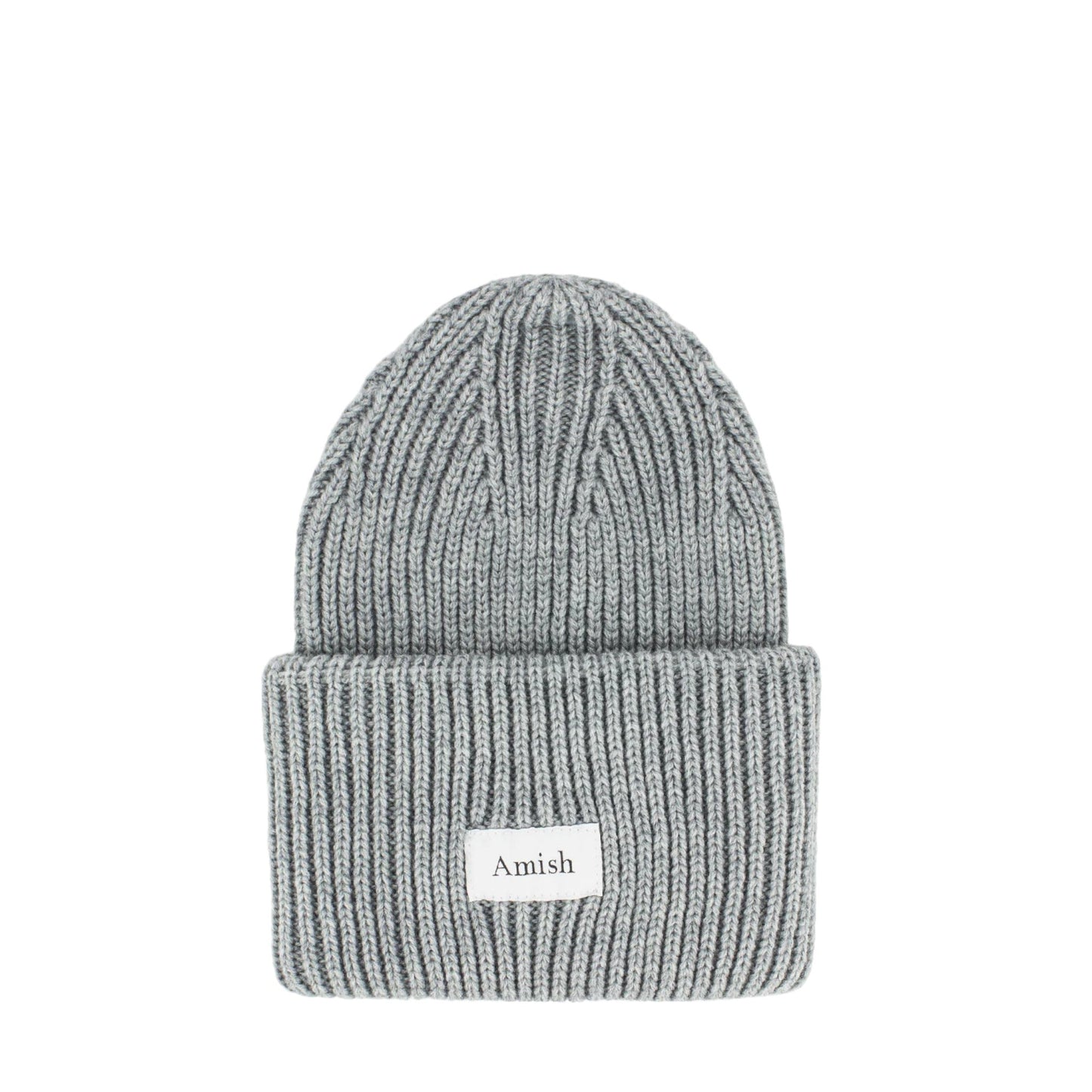 Amish Beanie Unisex Amish Wool Blend - Grey Melange-Francis Concept