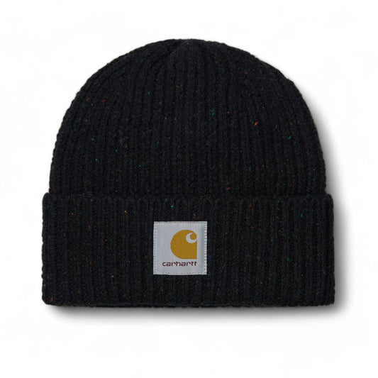 Carhartt Wip Anglistic Beanie - Speckled Black Francis Concept