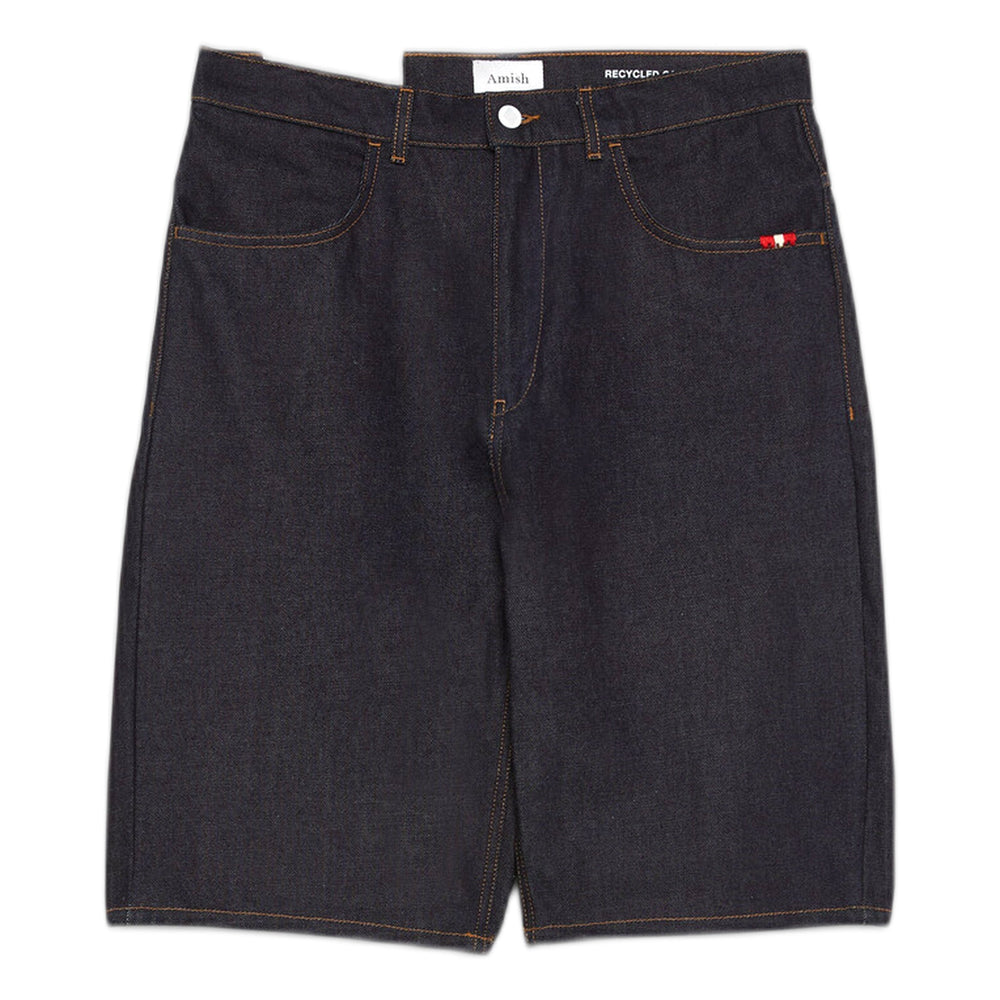 Bermuda Amish Tommy Recycled Denim - Raw Denim-Francis Concept