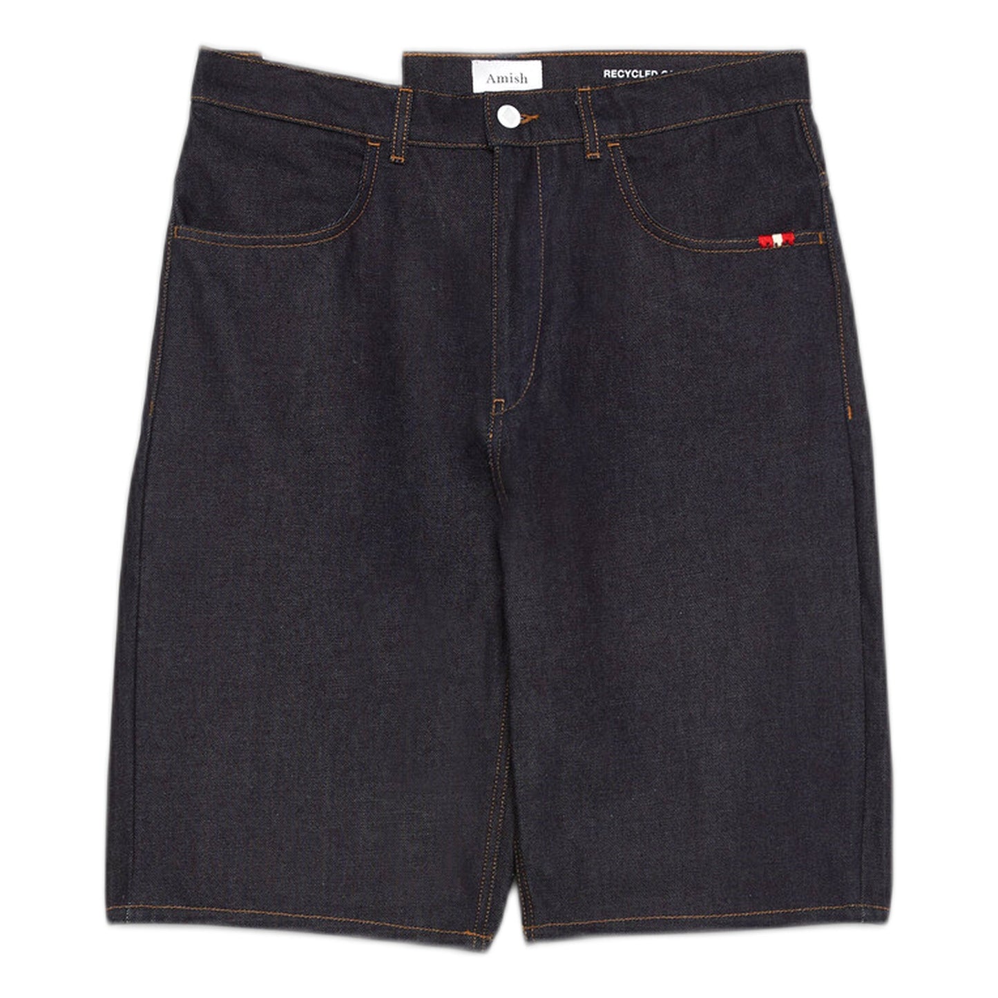 Bermuda Amish Tommy Recycled Denim - Raw Denim-Francis Concept