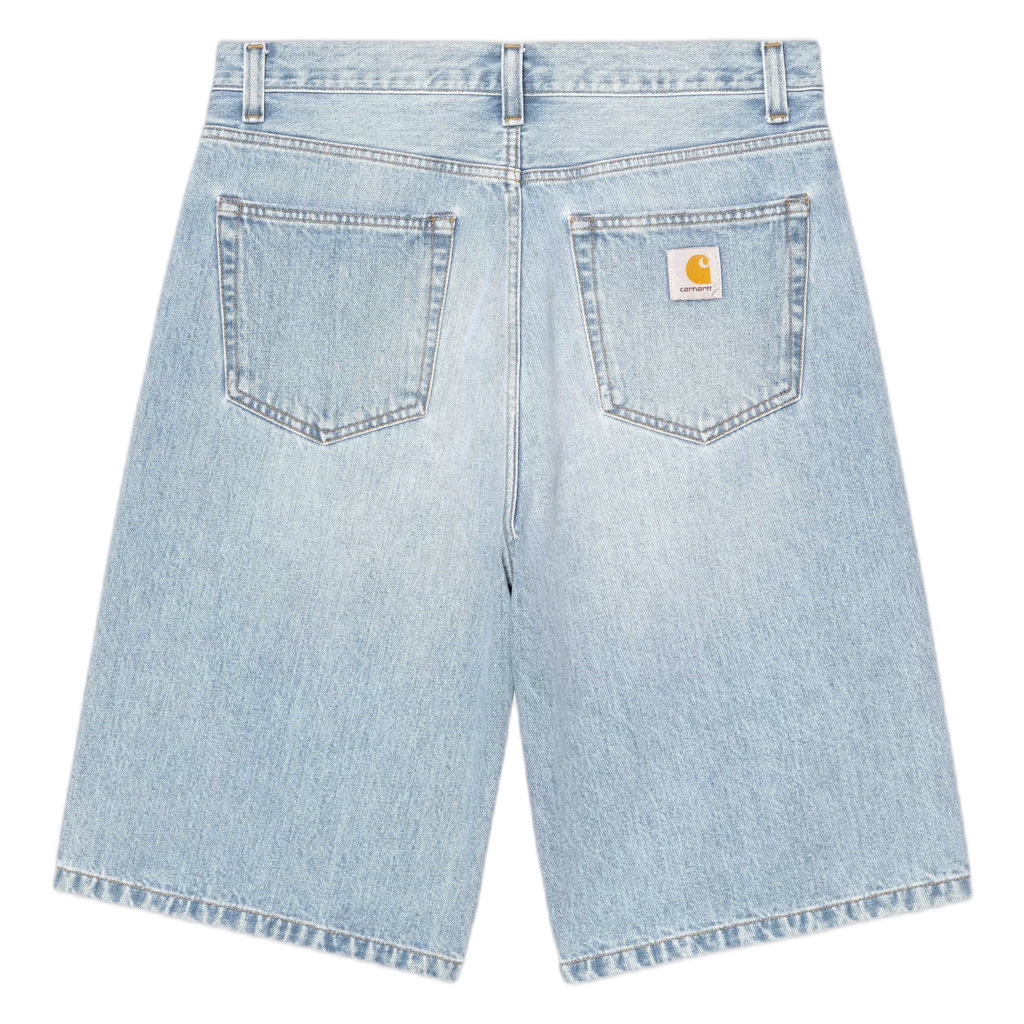Bermuda Carhartt Wip Langdon Short - Blue heavy worn bleached