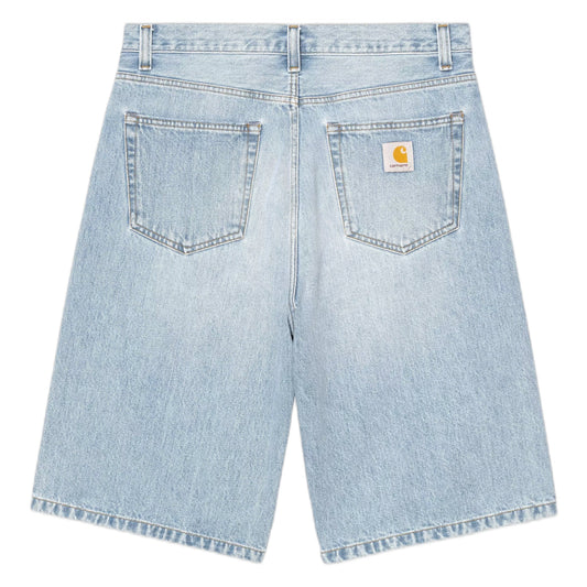 Bermuda Carhartt Wip Langdon Short - Blue heavy worn bleached