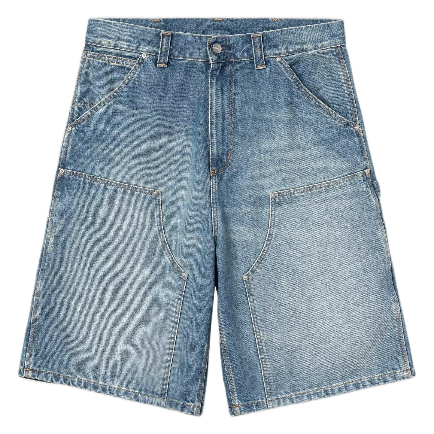 Bermuda Carhartt Wip OG Aden Double Knee Short - Blue grind wash