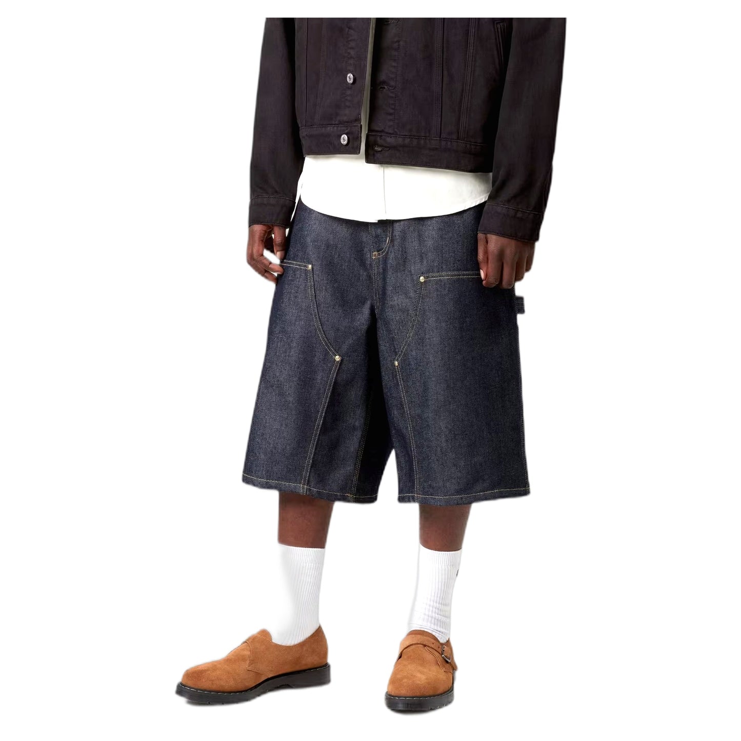 Bermuda Carhartt Wip OG Aden Double Knee Short - Blue grind wash - Bermuda di Carhartt Wip | Francis Concept