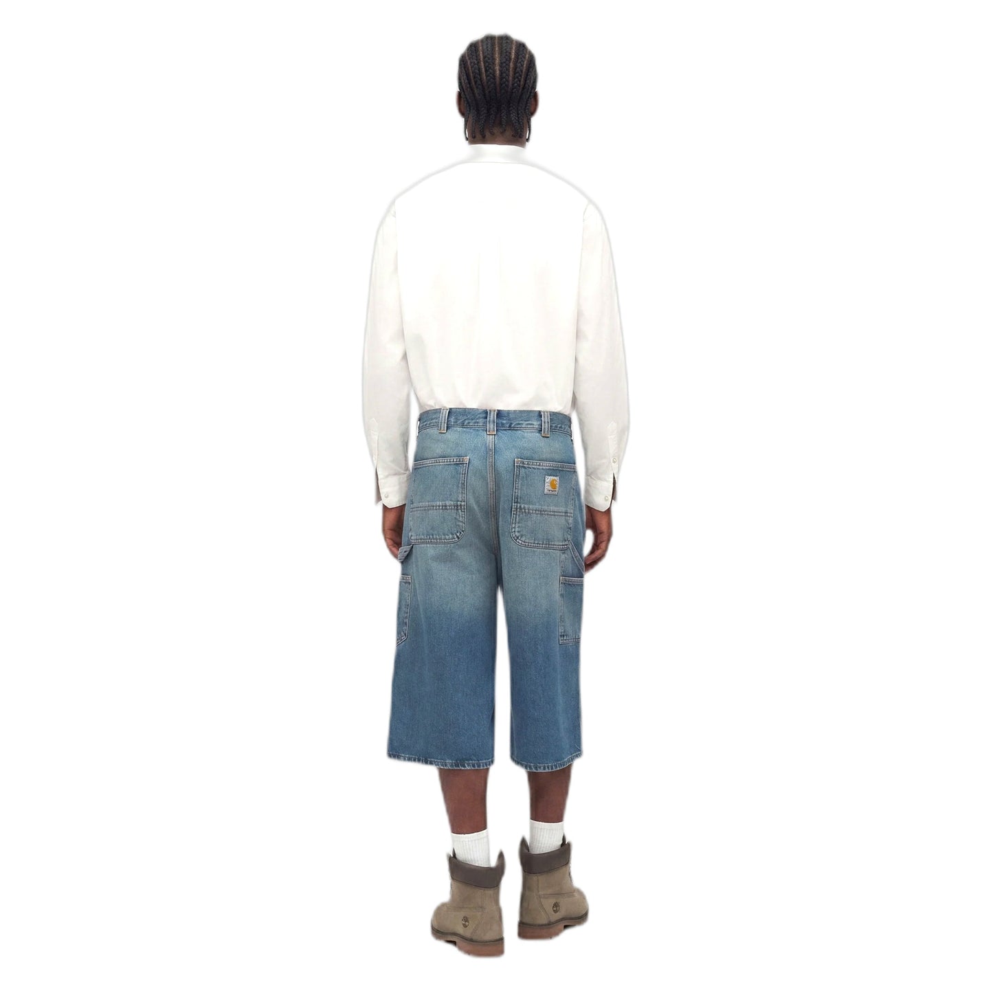 Bermuda Carhartt Wip OG Double Knee Long Short - Blue old used wash