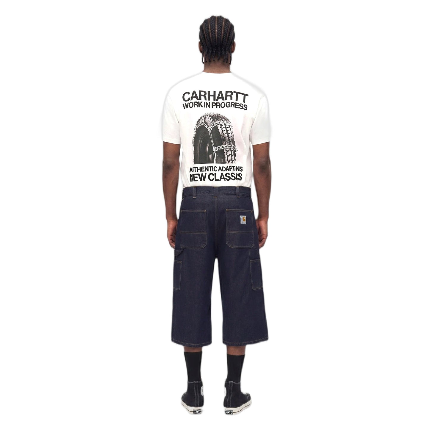 Bermuda Carhartt Wip OG Double Knee Long Short - Blue rinsed