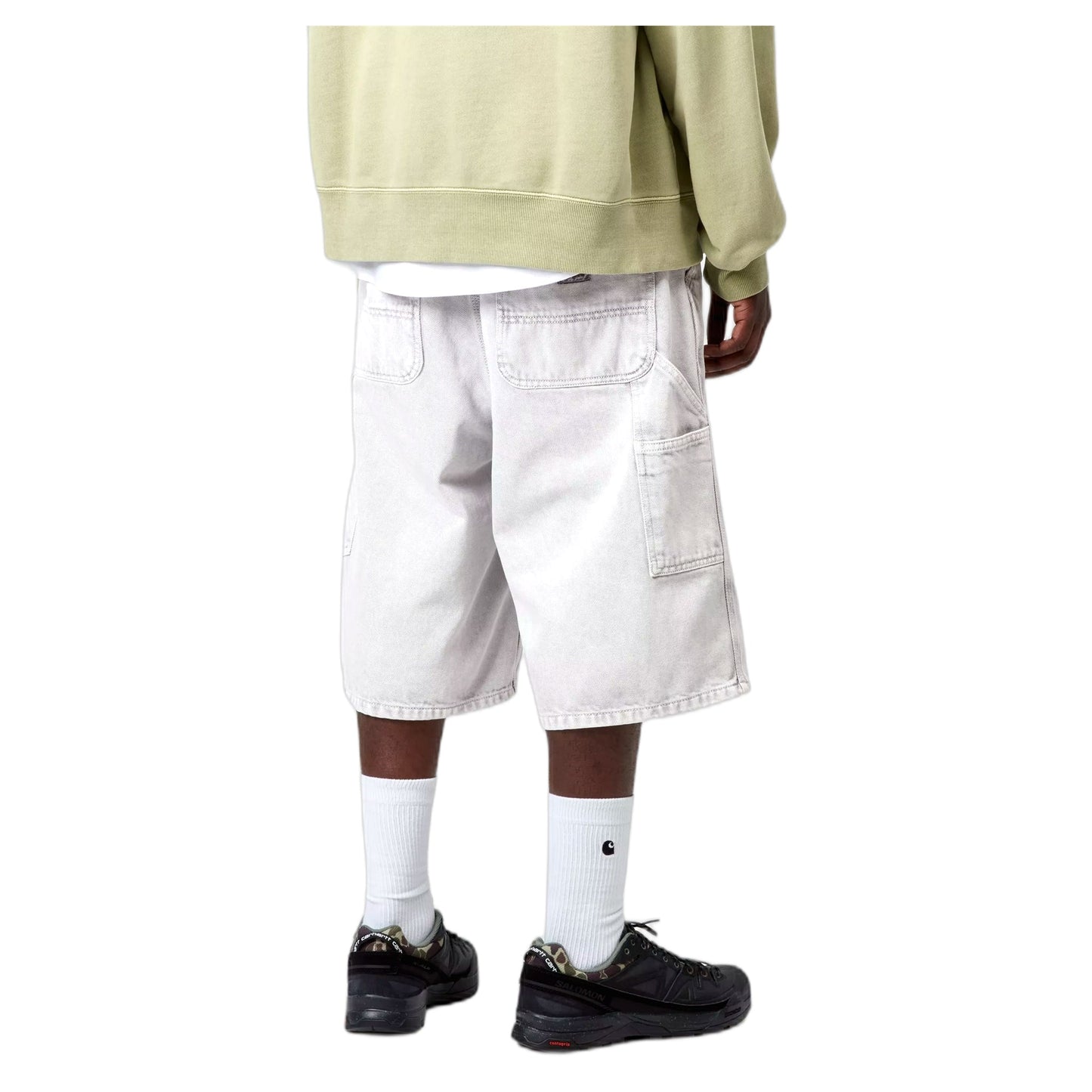 Bermuda Carhartt Wip OG Single Knee Short - Black chalk wash - Bermuda di Carhartt Wip | Francis Concept