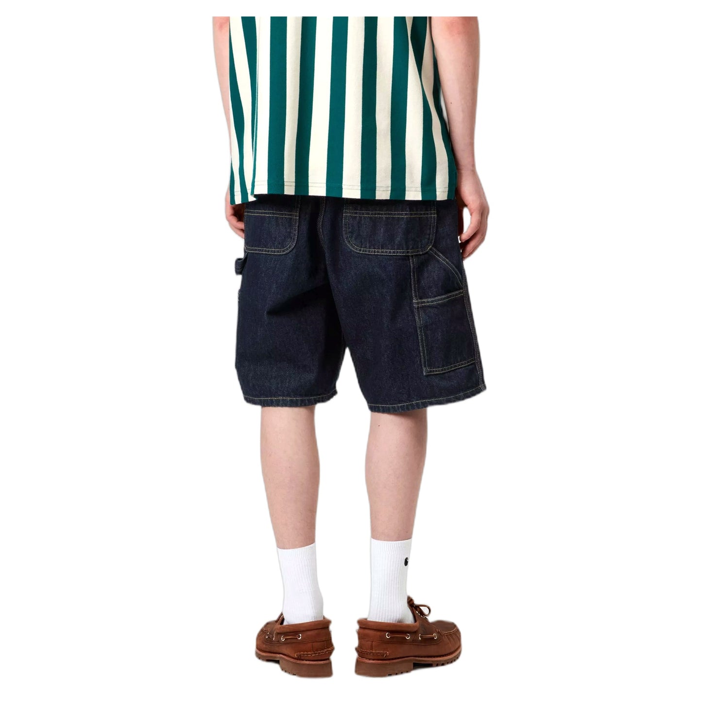 Bermuda Carhartt Wip Single Knee Short - Blue Rinsed - Bermuda di Carhartt Wip | Francis Concept