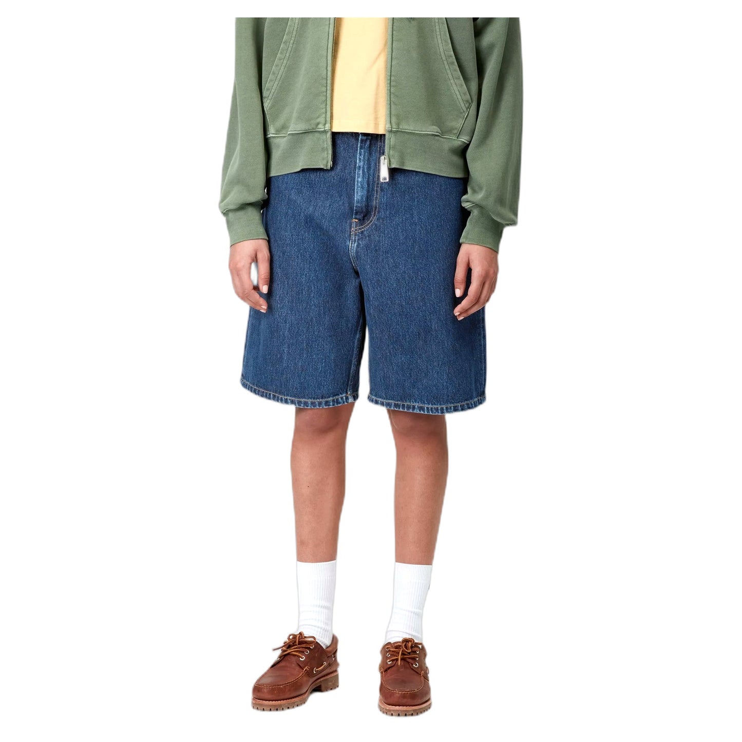 Bermuda Carhartt Wip W' Brandon Short - Blue stone washed - Shorts di Carhartt Wip | Francis Concept