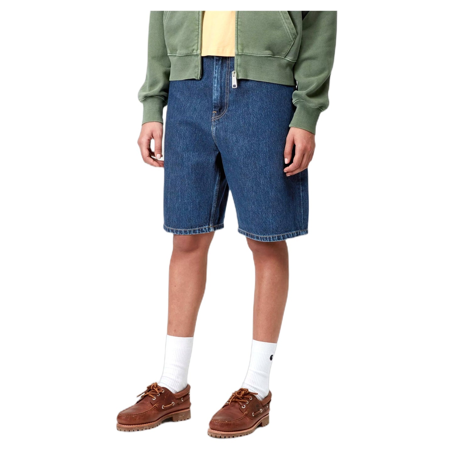 Bermuda Carhartt Wip W' Brandon Short - Blue stone washed - Shorts di Carhartt Wip | Francis Concept