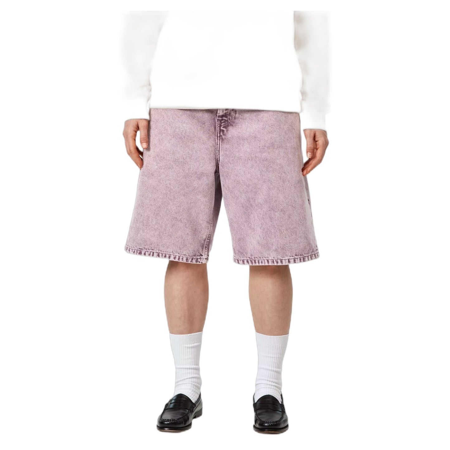 Bermuda Carhartt Wip W Brandon Short - Cozy Purple Chalk Wash - Bermuda di Carhartt Wip | Francis Concept