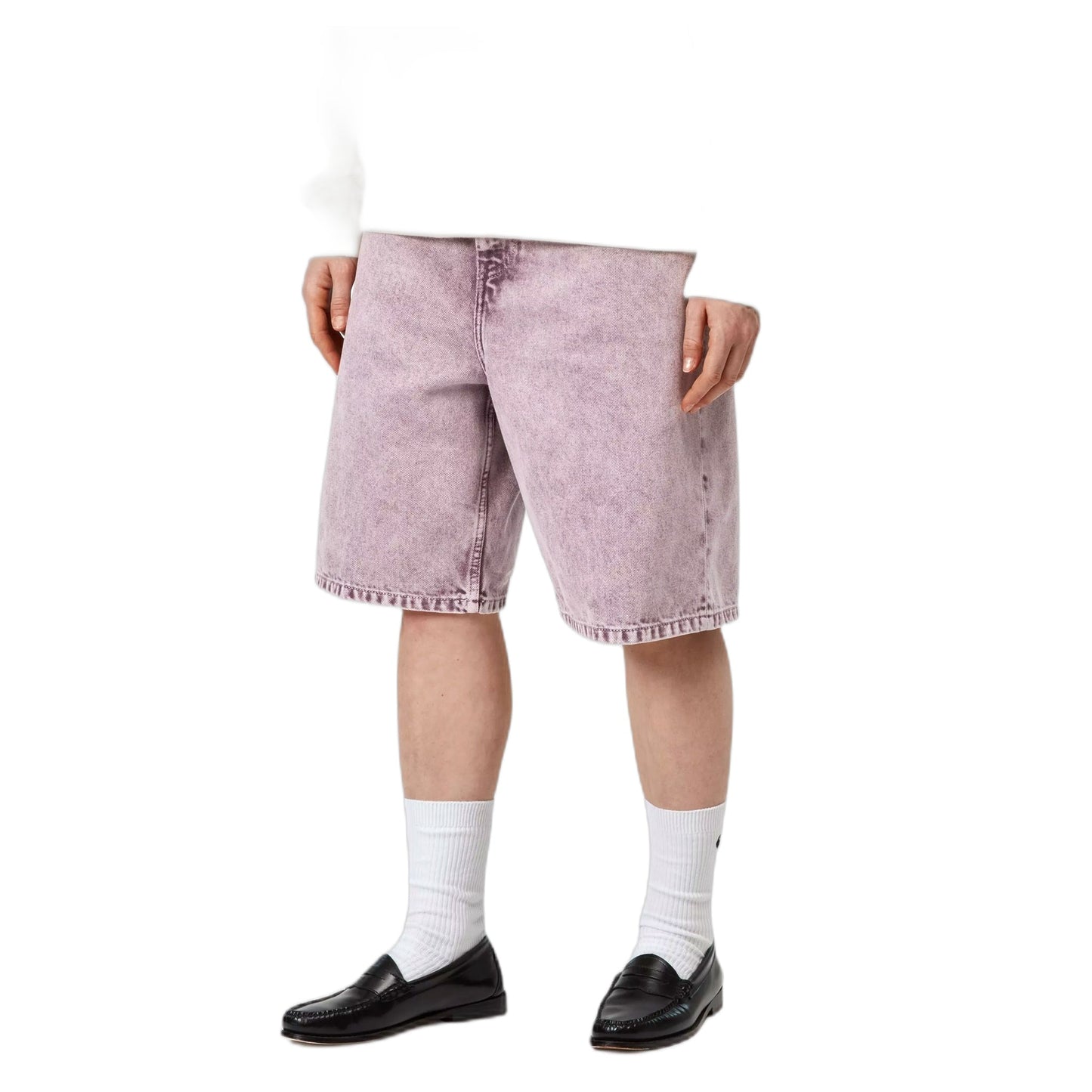 Bermuda Carhartt Wip W Brandon Short - Cozy Purple Chalk Wash - Bermuda di Carhartt Wip | Francis Concept