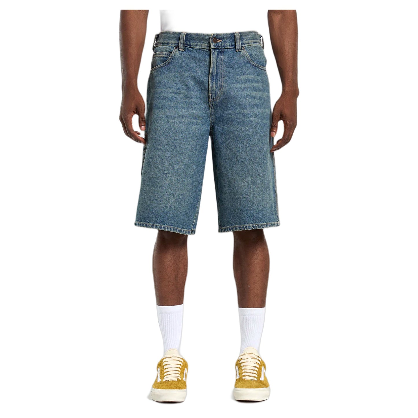 Bermuda Dickies 958 13 Inch Loose Short Jeans - Khaki Tinted Blue
