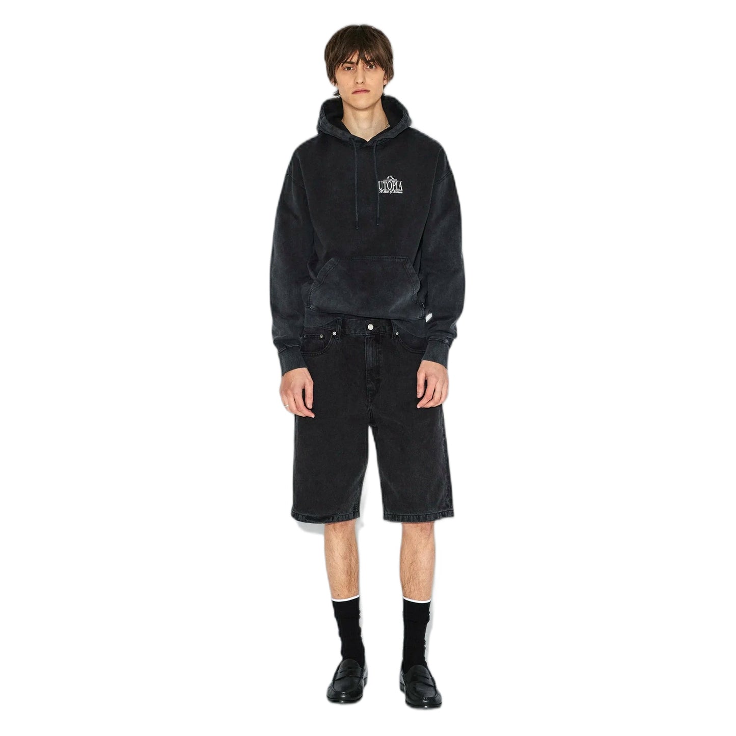 Bermuda Dr Denim Omar Shorts - Worm Black-Francis Concept