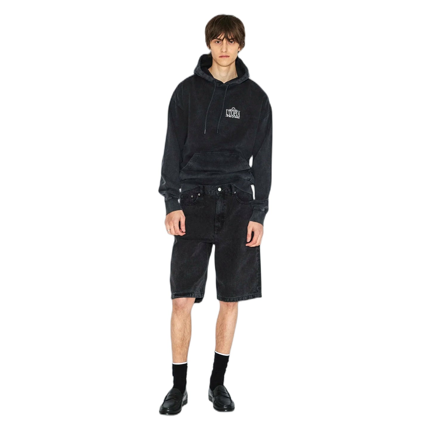 Bermuda Dr Denim Omar Shorts - Worm Black-Francis Concept
