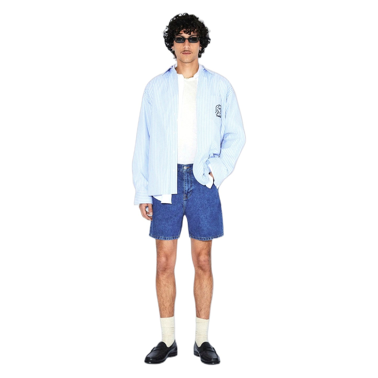 Bermuda Dr Denim Roan Shorts - Haze Mid Retro-Francis Concept