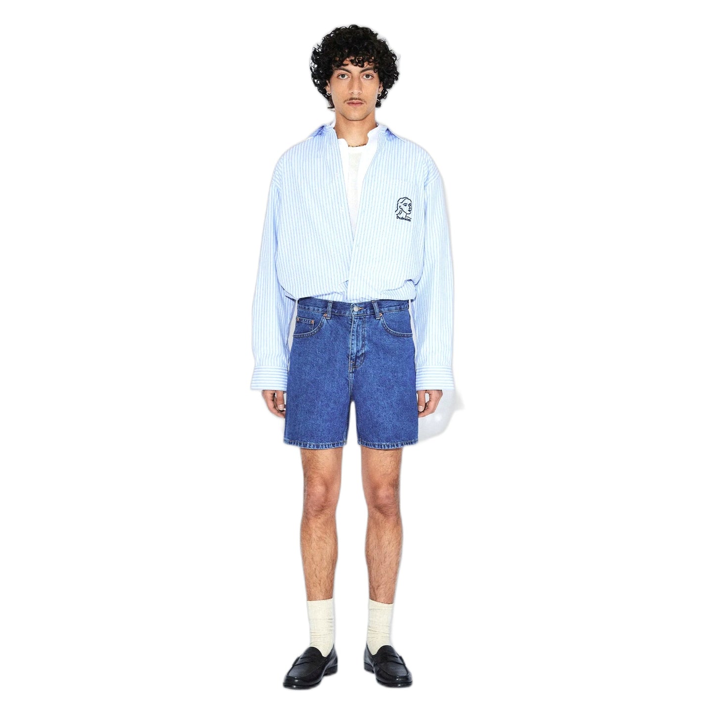 Bermuda Dr Denim Roan Shorts - Haze Mid Retro-Francis Concept