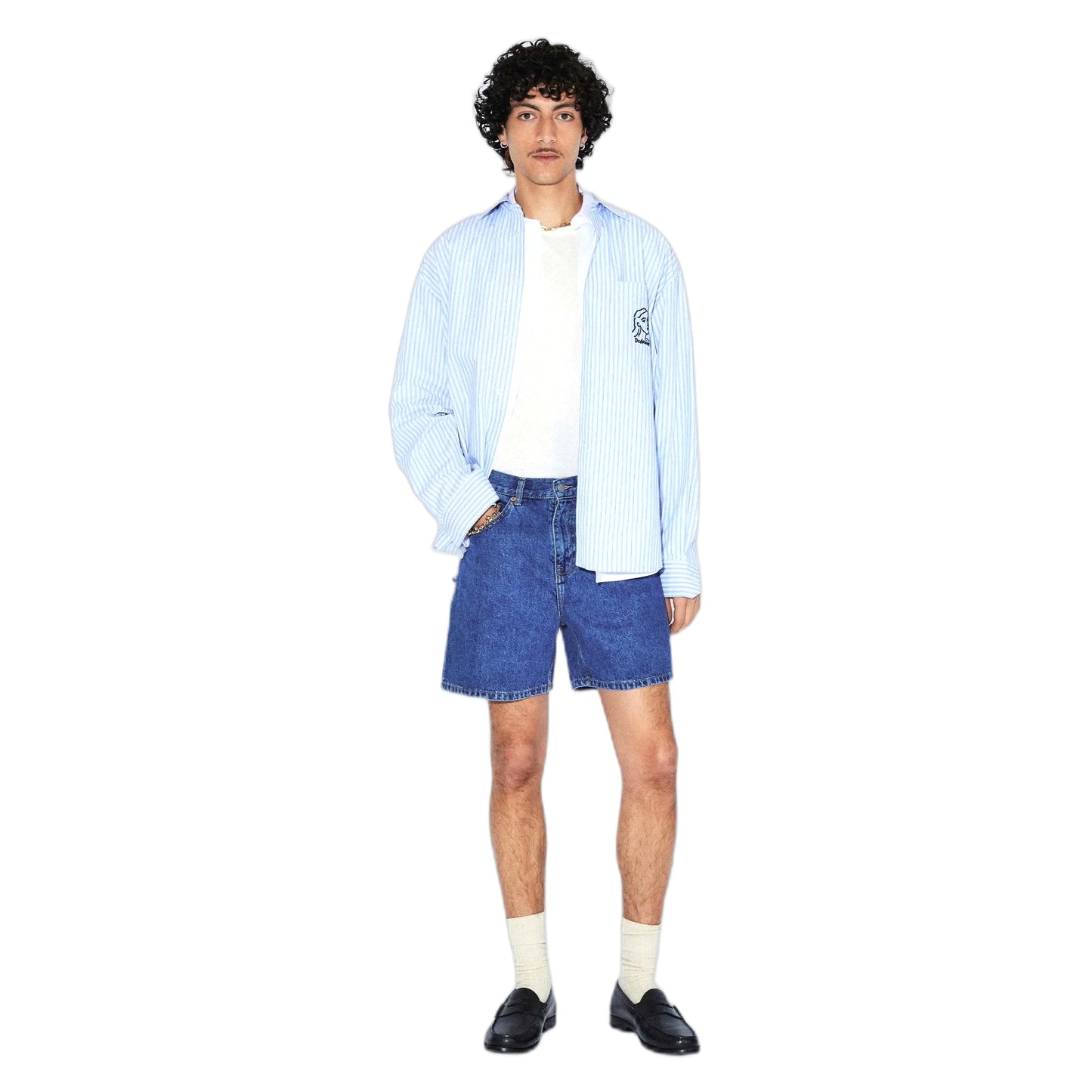 Bermuda Dr Denim Roan Shorts - Haze Mid Retro-Francis Concept
