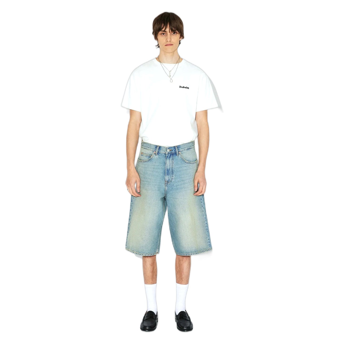 Bermuda Dr Denim Vali Shorts - Stream Sky Aged-Francis Concept