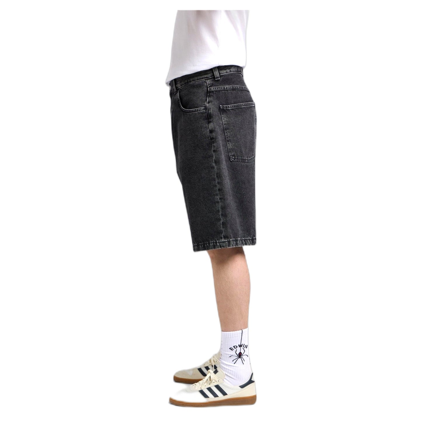 Bermuda Edwin Worker Short - Matt Wash Black-Francis Concept