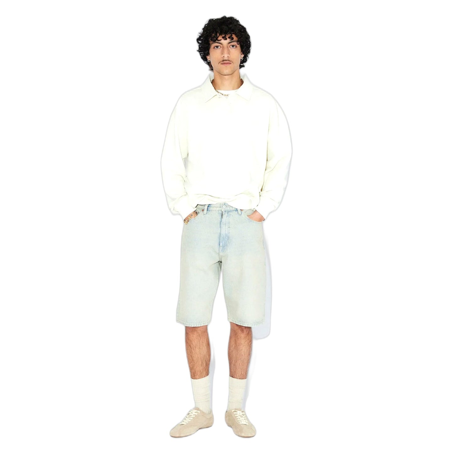 Bermuda Omar Shorts - Stream Light Sand-Francis Concept