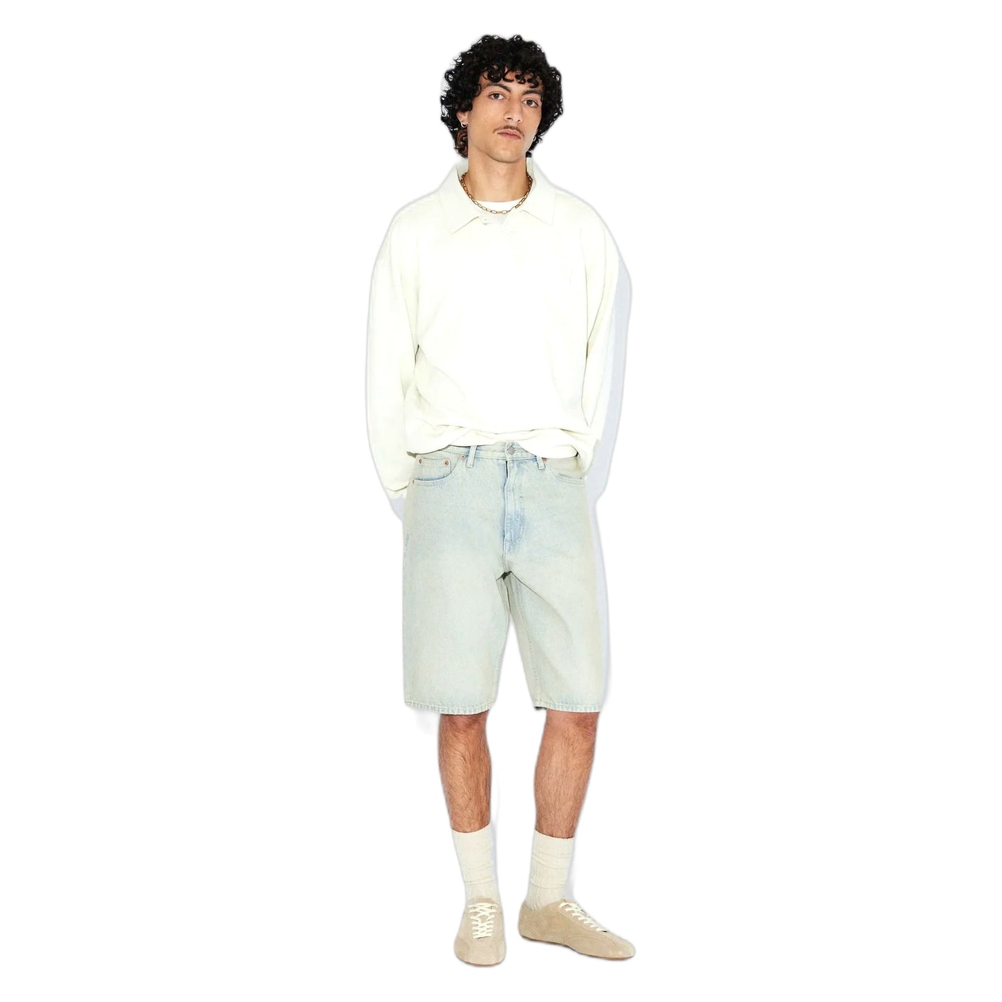 Bermuda Omar Shorts - Stream Light Sand-Francis Concept