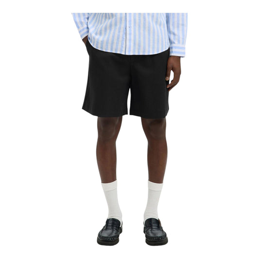 Bermuda Selected Homme Ace Thais Summer Shorts - Black - Bermuda di Selected Homme | Francis Concept