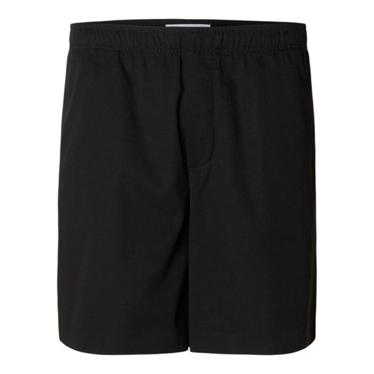 Bermuda Selected Homme Ace Thais Summer Shorts - Black - Bermuda di Selected Homme | Francis Concept