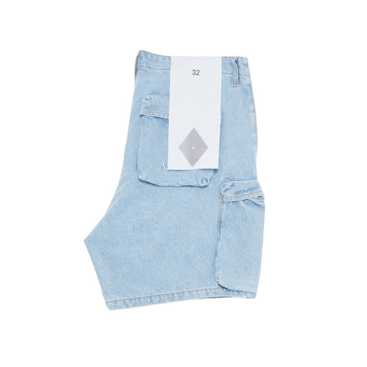 Bermuda Uomo Amish Parà MAN AMISH Denim Bleached Denim Blue - Bermuda di Amish | Francis Concept