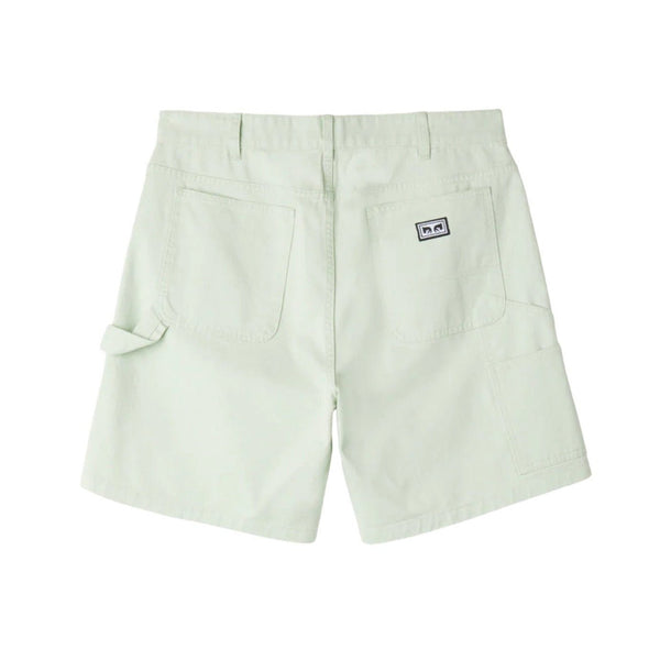 Bermuda Uomo Obey Big Timer Carpenter Short - Verde - Bermuda di Obey | Francis Concept