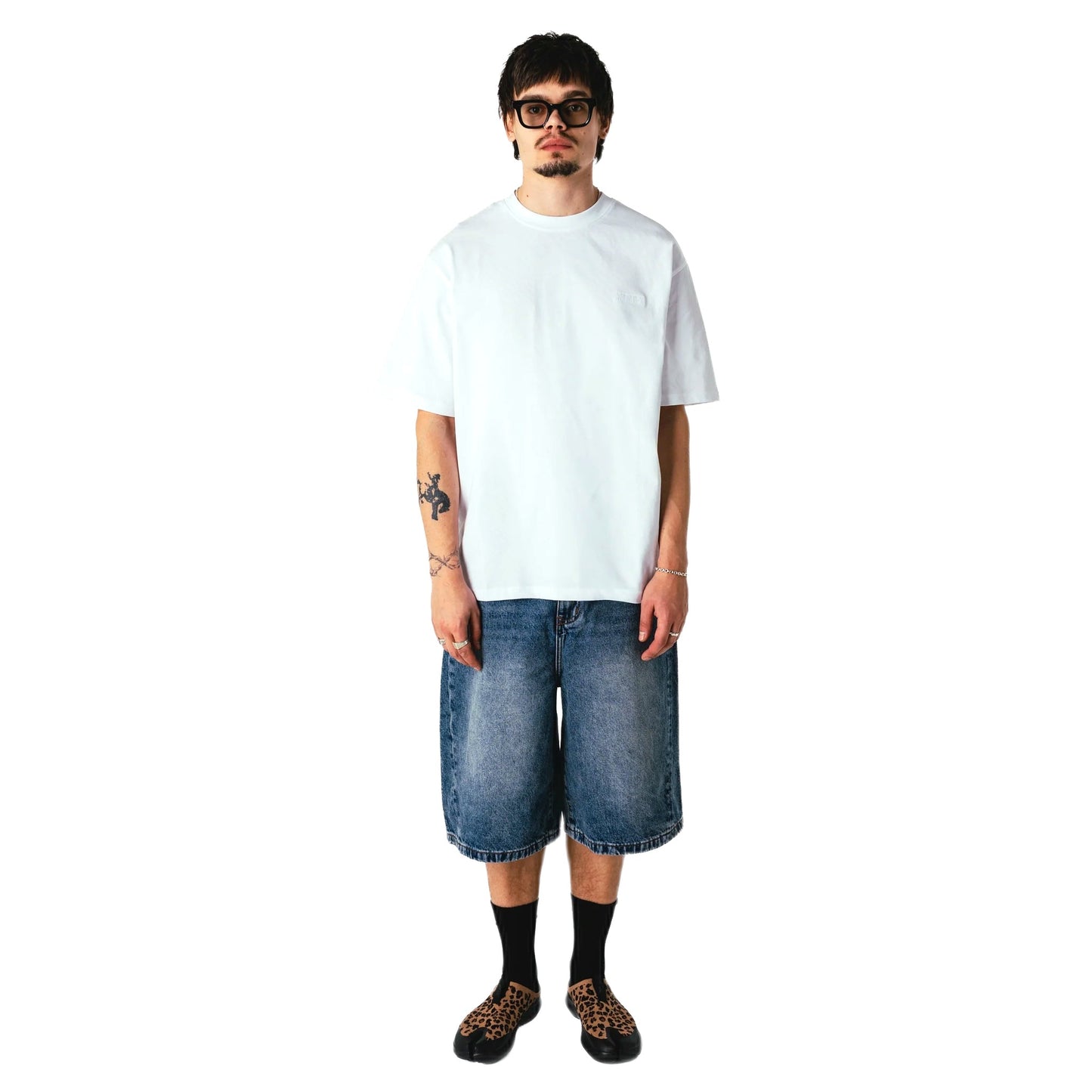 Bermuda Woodbird WBYuto Twisted Shorts - Blue Vintage-Francis Concept