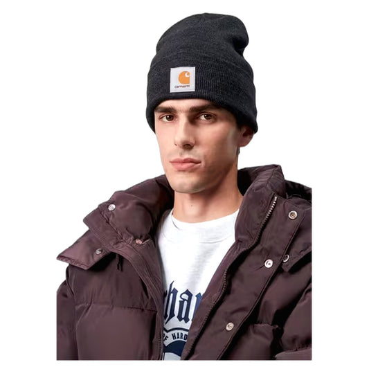 Berretto Carhartt Wip Acrylic Watch Hat - Black Heather - Cappeli di Carhartt Wip | Francis Concept