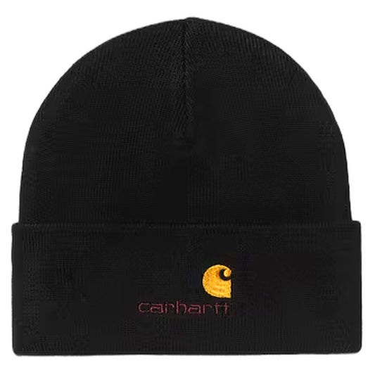 Berretto Carhartt Wip American Script Beanie - Black - Cappelli di Carhartt Wip | Francis Concept