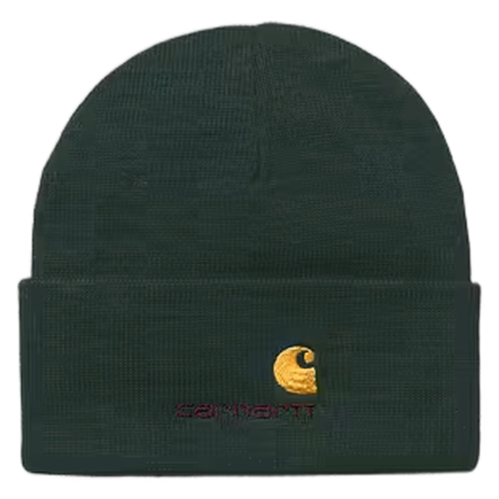 Berretto Carhartt Wip American Script Beanie - Dark Fir - Cappelli di Carhartt Wip | Francis Concept