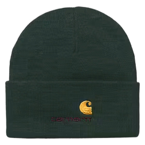 Berretto Carhartt Wip American Script Beanie - Dark Fir - Cappelli di Carhartt Wip | Francis Concept