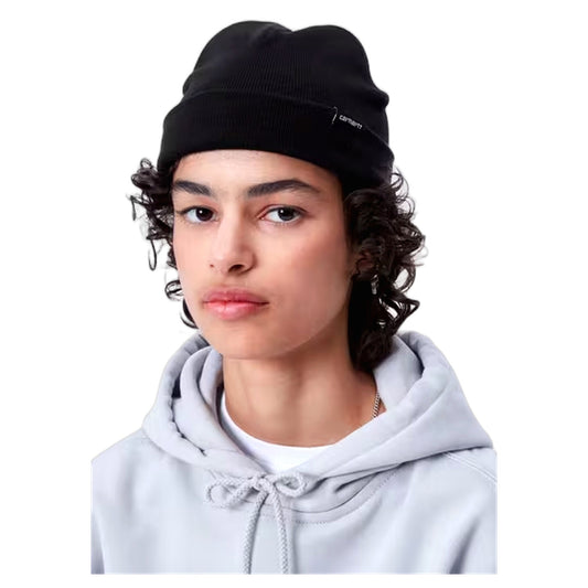Berretto Carhartt Wip Scripter Beanie - Black - Cappelli di Carhartt Wip | Francis Concept