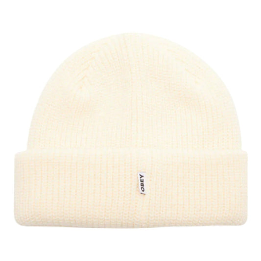 Berretto Obey Metal Hyginen Beanie - Unbleached - Cappelli di Obey | Francis Concept