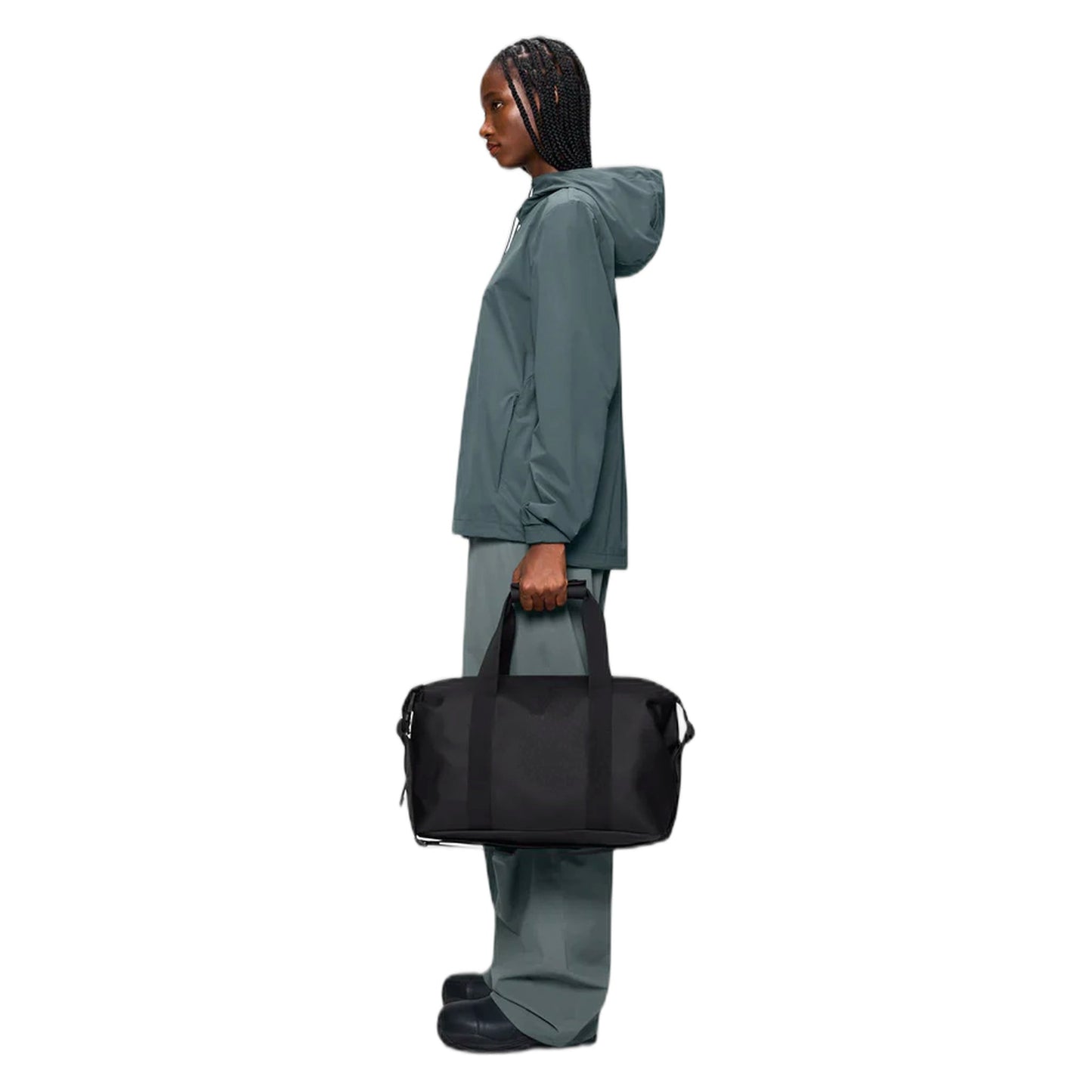 Borsone Rains Hilo Weekend Bag Small W3 - Black-Francis Concept