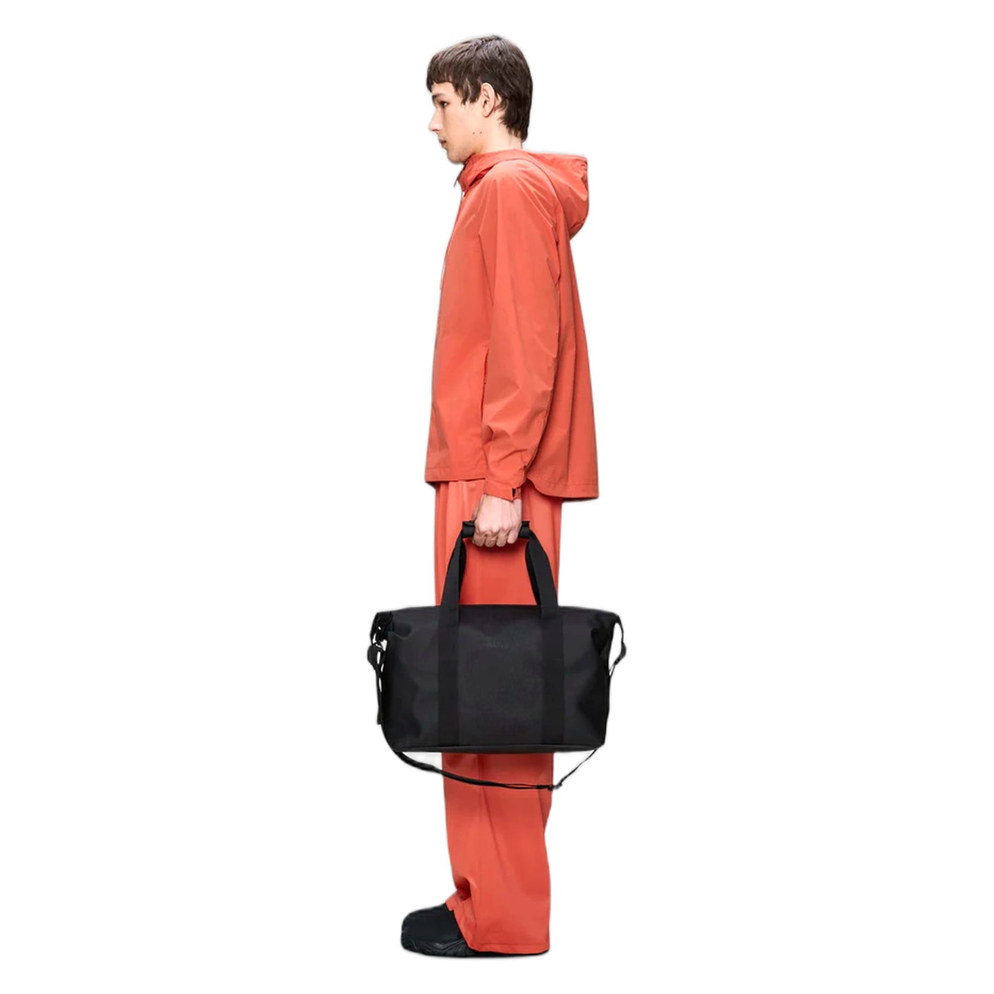 Borsone Rains Hilo Weekend Bag Small W3 - Black-Francis Concept