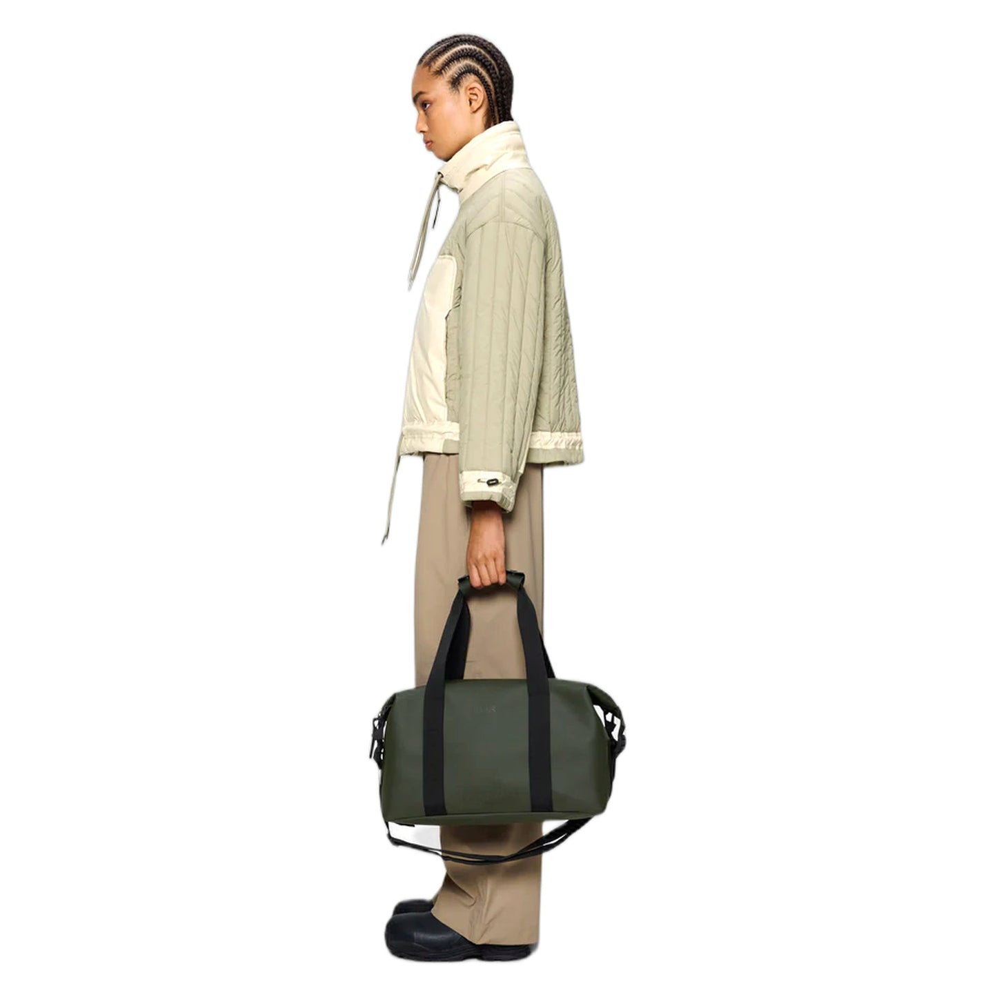 Borsone Rains Hilo Weekend Bag Small W3 - Green-Francis Concept