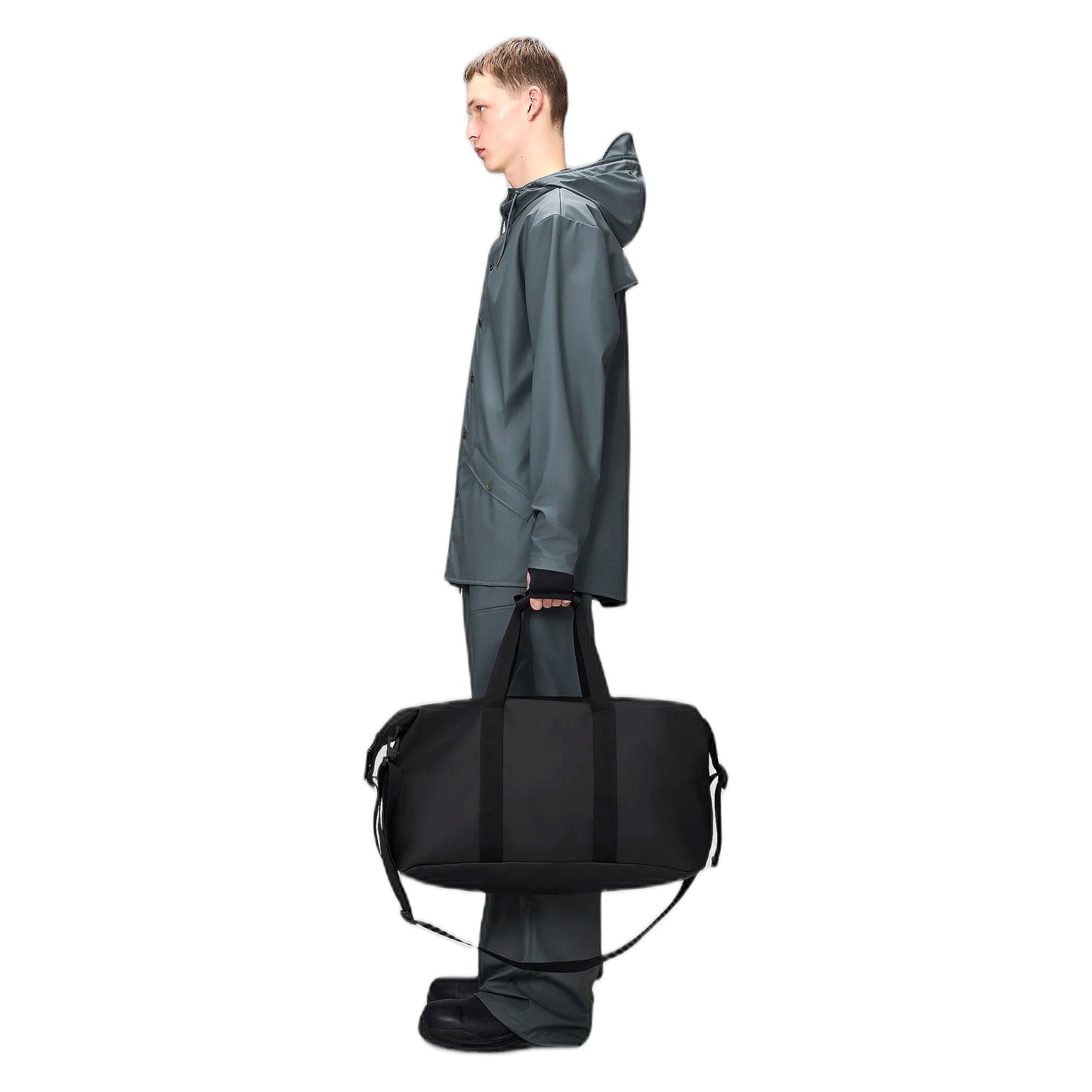 Borsone Rains Impermeabile Hilo Weekend Bag W3 - Nero - Zaini di Rains | Francis Concept