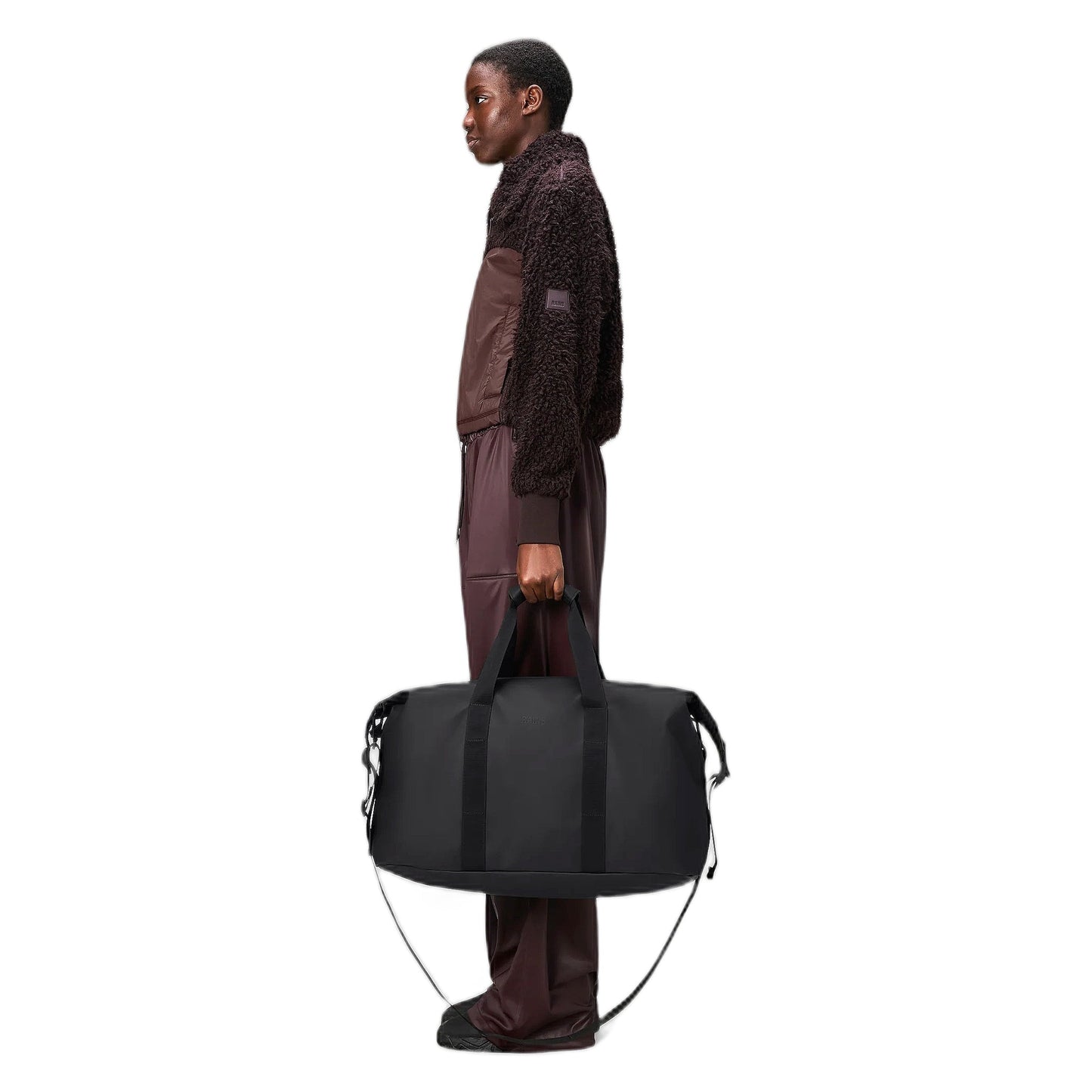 Borsone Rains Impermeabile Hilo Weekend Bag W3 - Nero - Zaini di Rains | Francis Concept