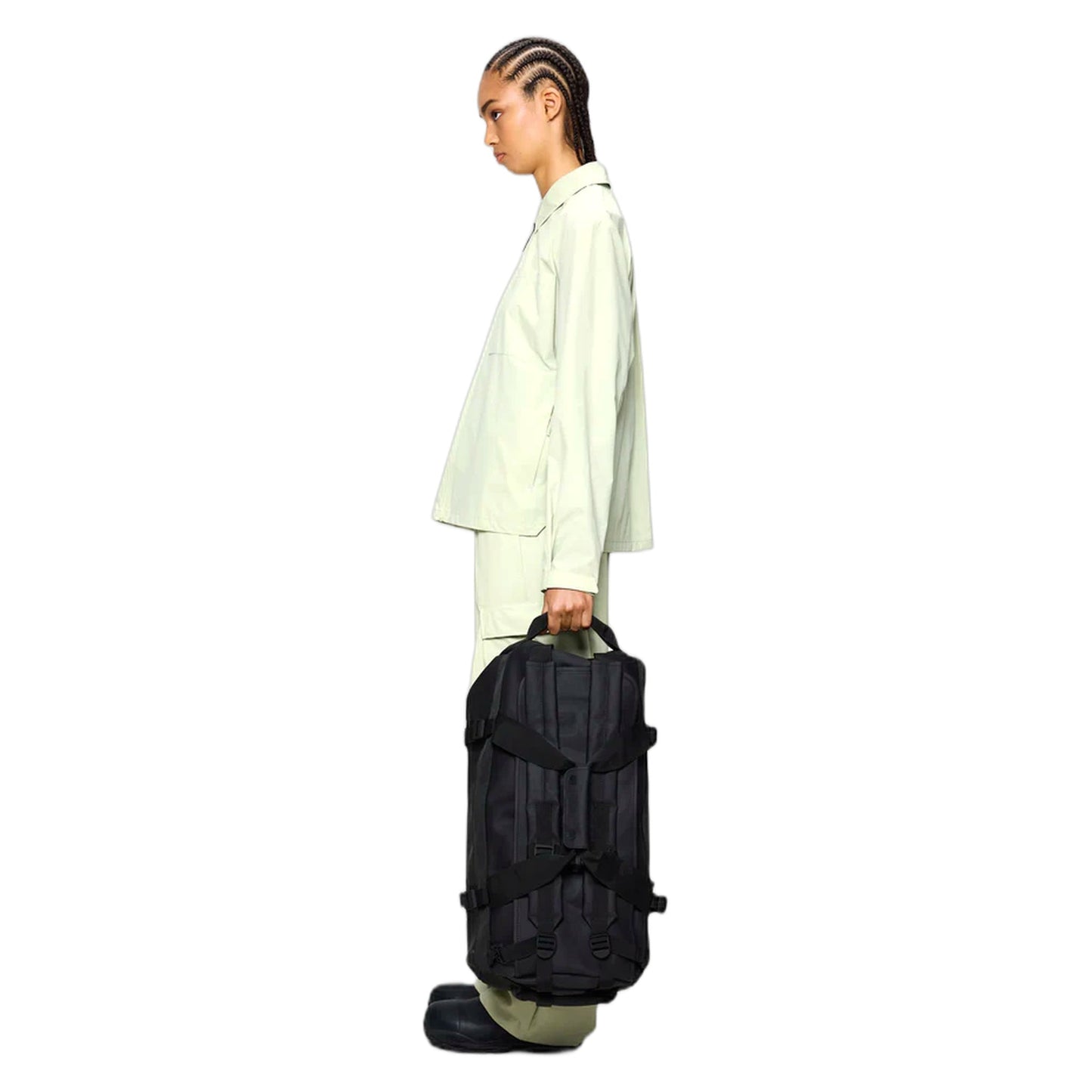 Borsone Rains Texel Duffel Bag Small W3 - Black-Francis Concept