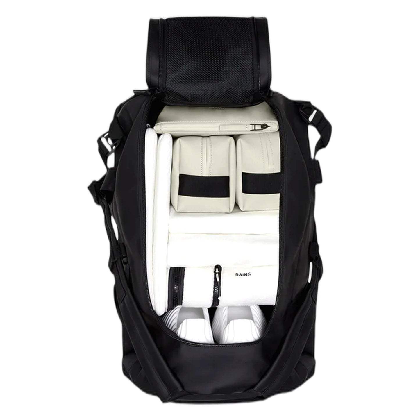 Borsone Rains Texel Duffel Bag Small W3 - Black-Francis Concept